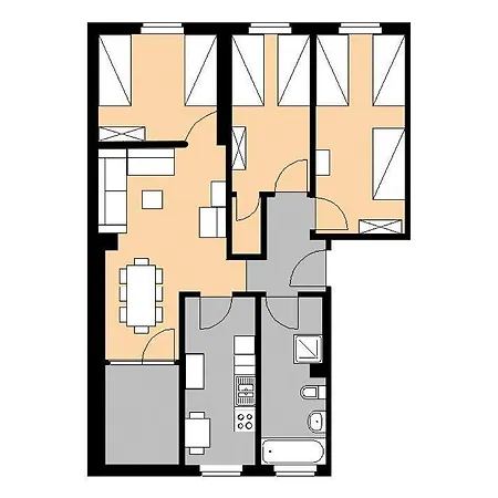 M M Central Apartments Gruppen, Handwerker Und Monteure Budget Berlin Zewnętrze zdjęcie